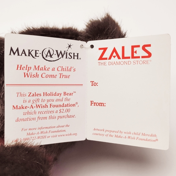 Vintage Gund Zales Make a Wish Chocolate Bear - Picture 12 of 13